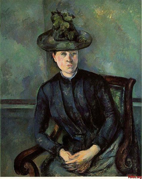Paul Cezanne Femme au Chapeau Vert oil painting image